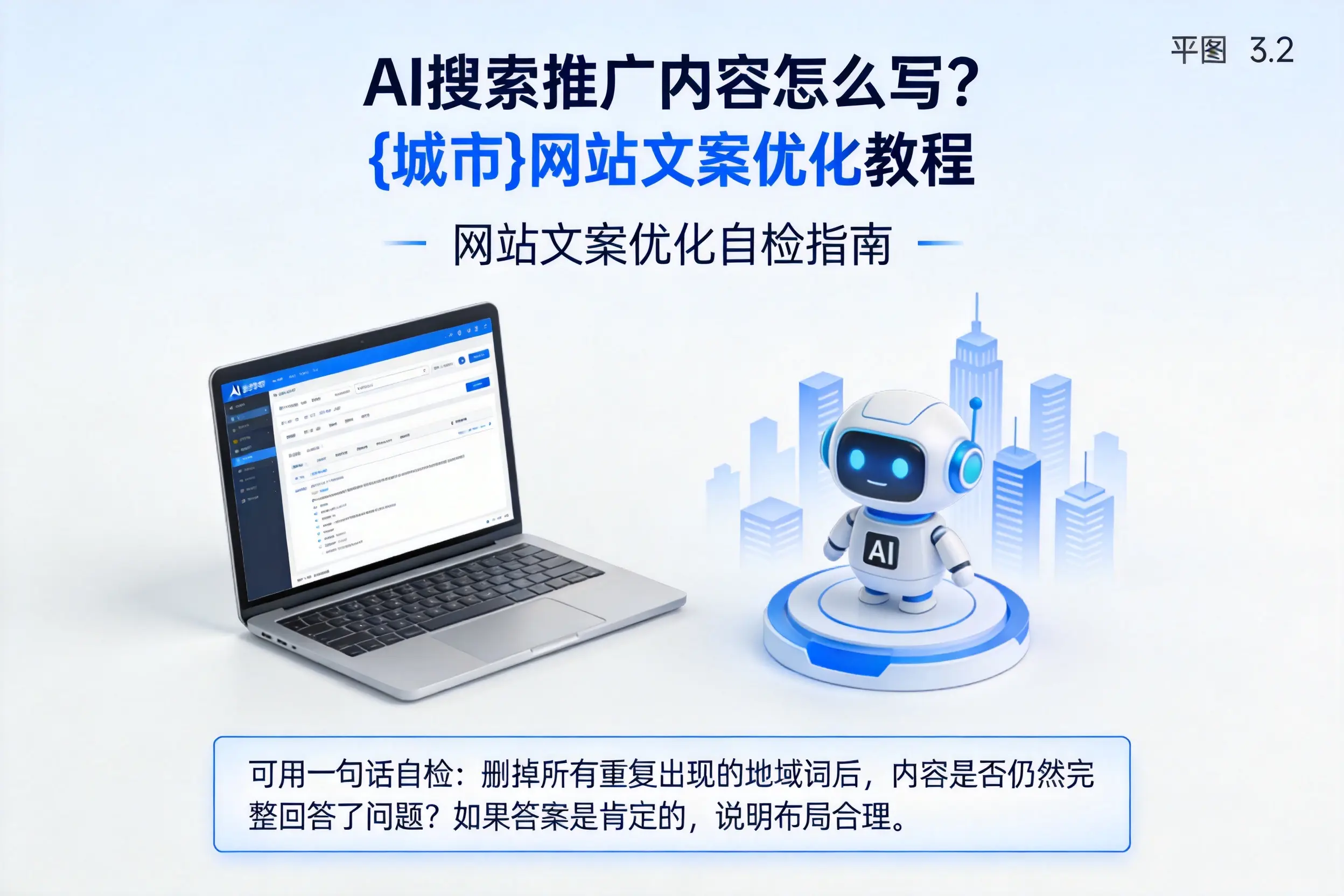 AI搜索推广内容怎么写？南京网站文案优化教程