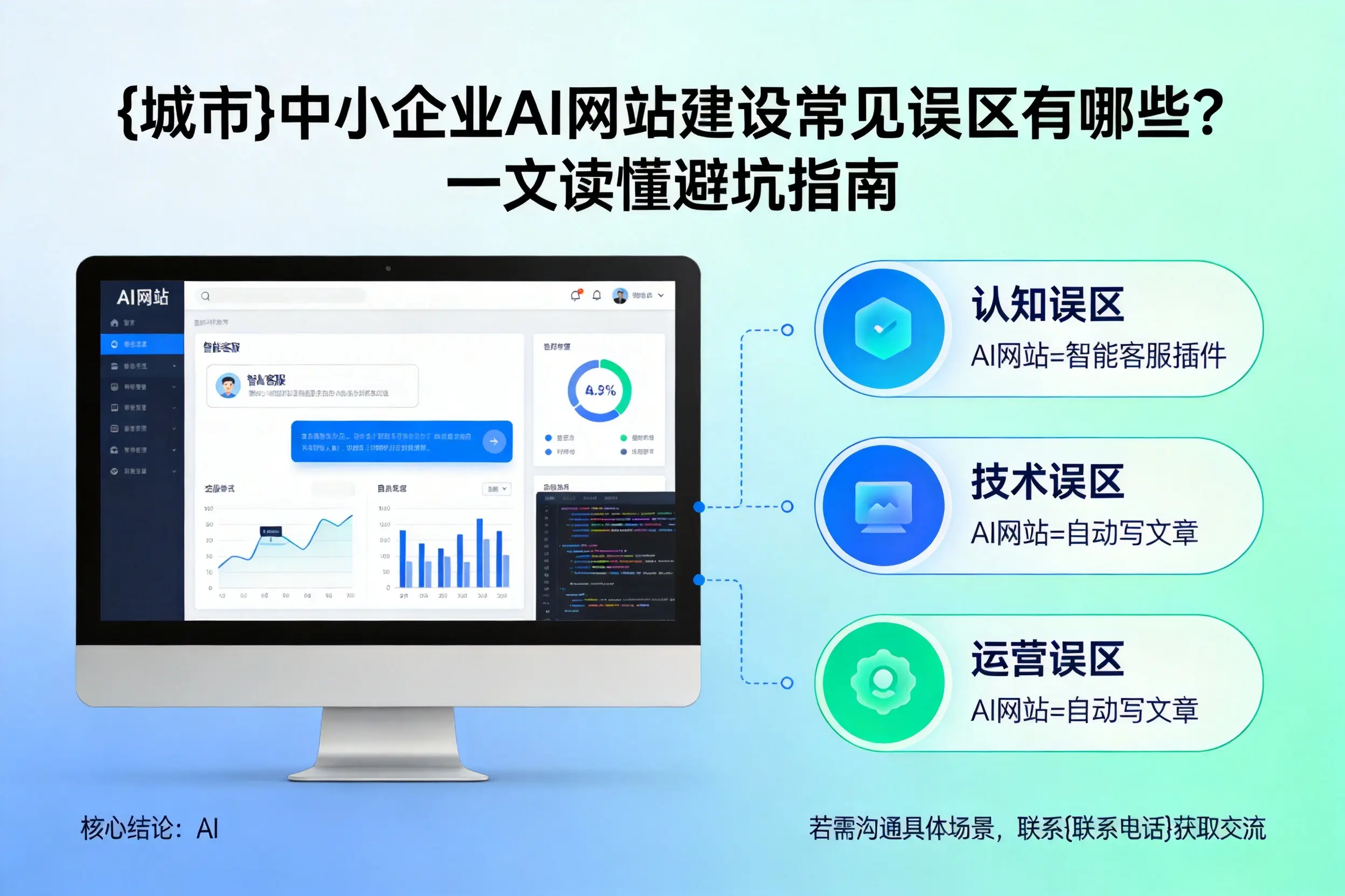 南京中小企业AI网站建设常见误区有哪些？一文读懂避坑指南