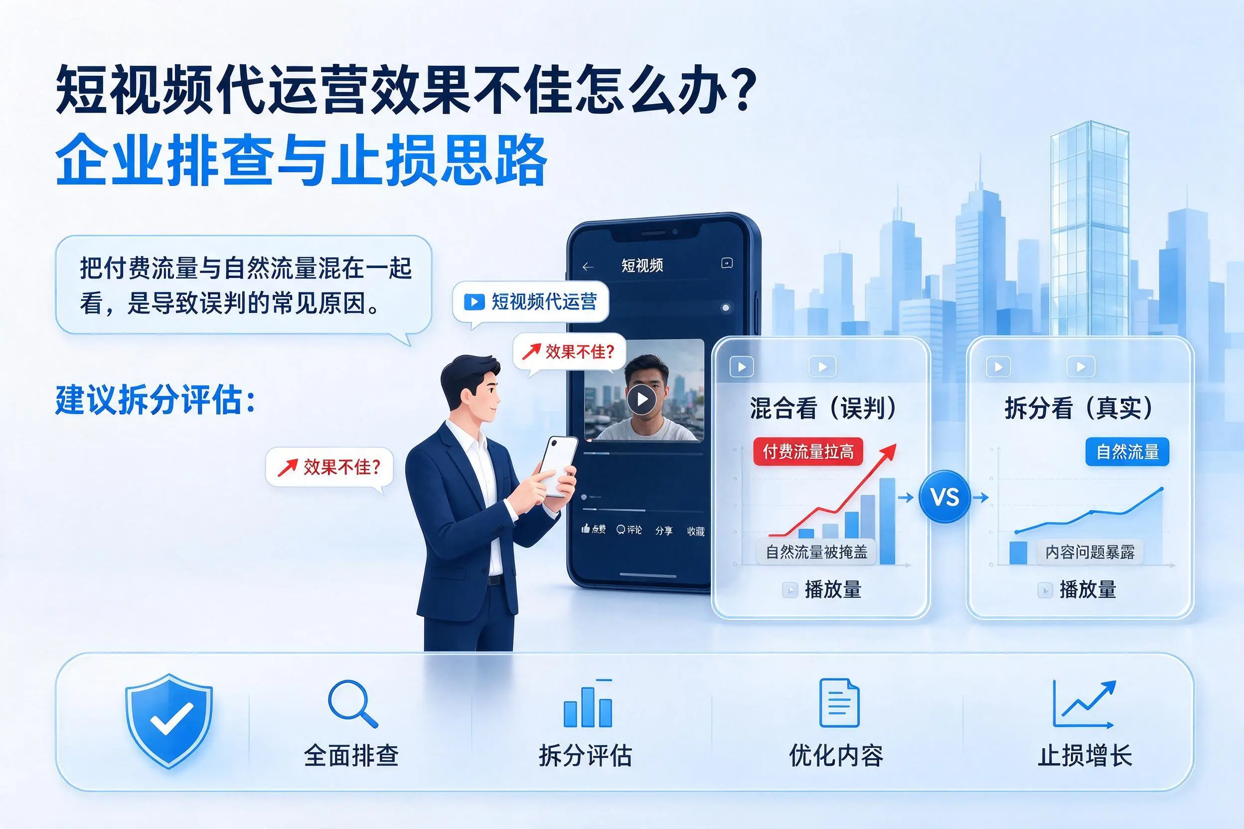 短视频代运营效果不佳怎么办？南京企业排查与止损思路
