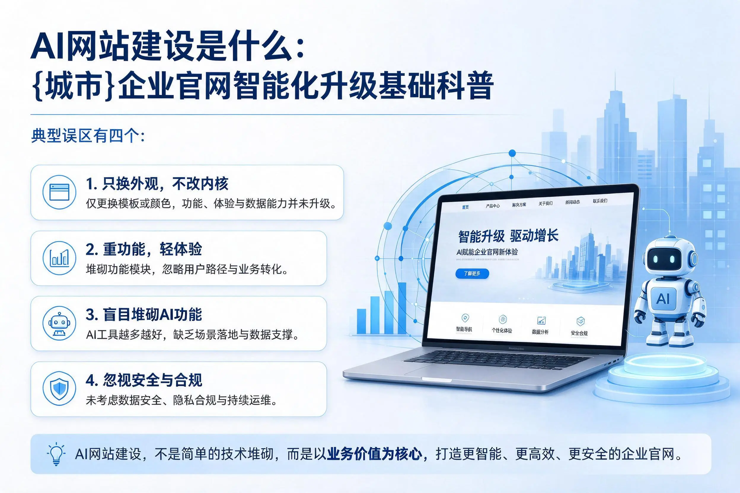 AI网站建设是什么：南京企业官网智能化升级基础科普