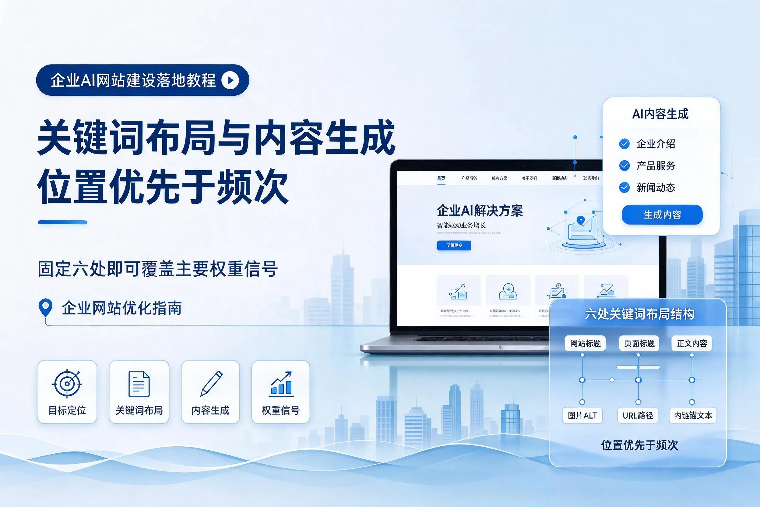 南京企业AI网站建设落地教程：关键词布局与内容生成